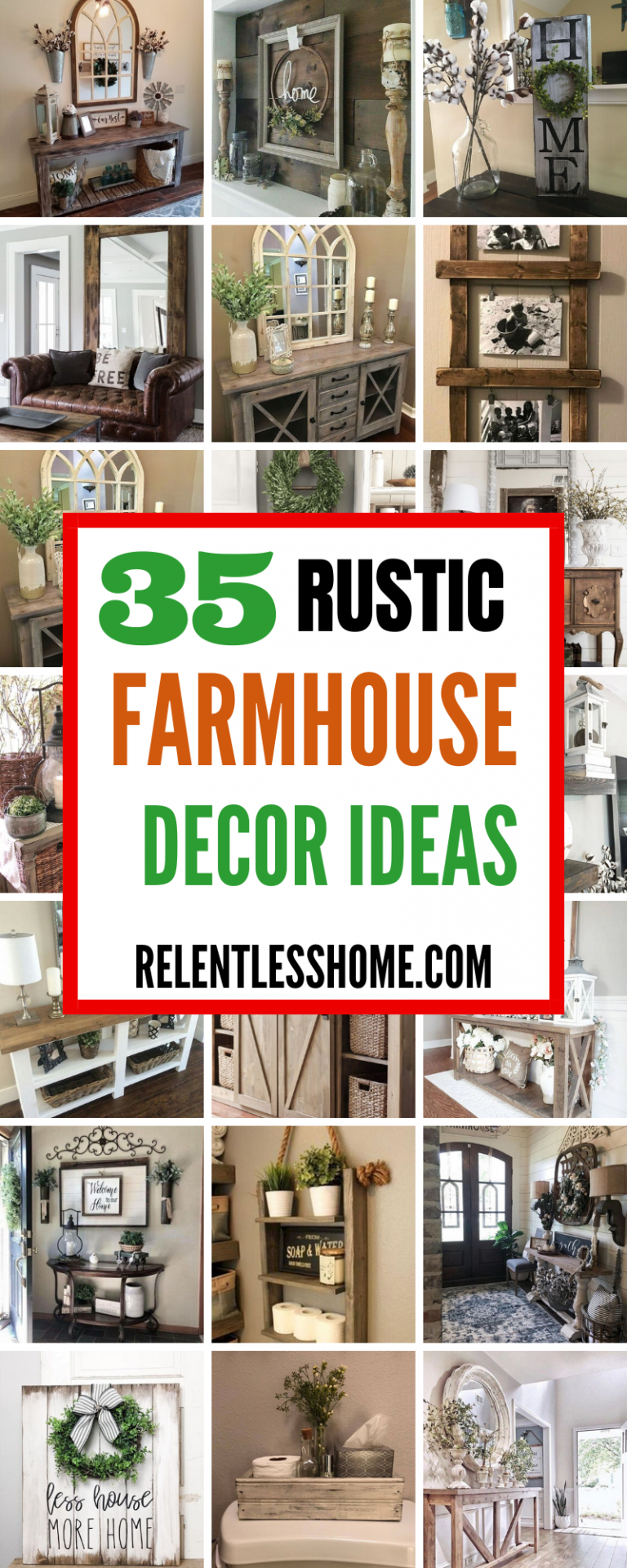 Rustic Aesthetic Diy Farmhouse Decor Ideas Relentless Home