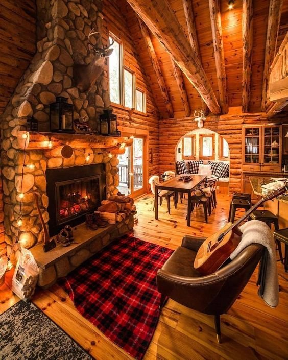 The Best 50 Log Cabin Interior Design Ideas Relentless Home