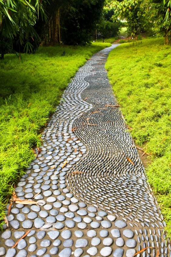 Backyard Rock Pathways