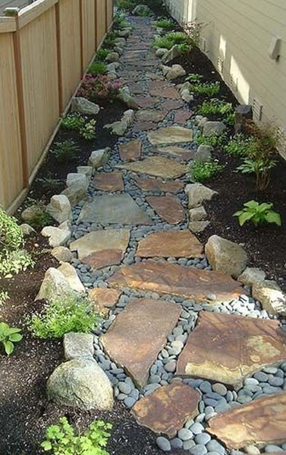 Backyard Rock Pathways