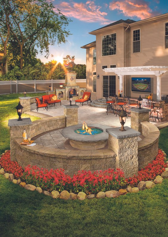 Backyard Seating Area