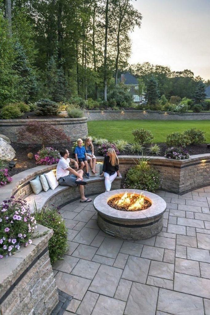 Backyard Seating Area