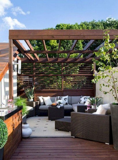 Backyard Seating Area