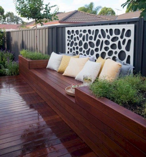 Backyard Seating Area