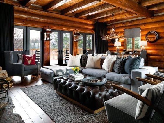 The Best 50 Log Cabin Interior Design Ideas