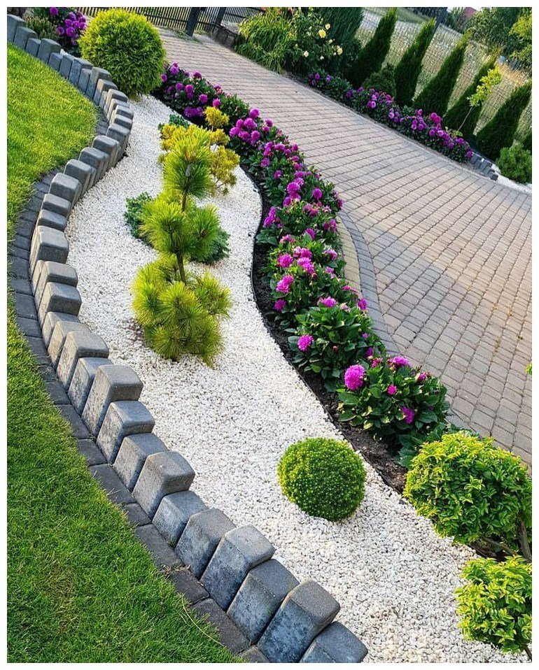 front yard landscape design