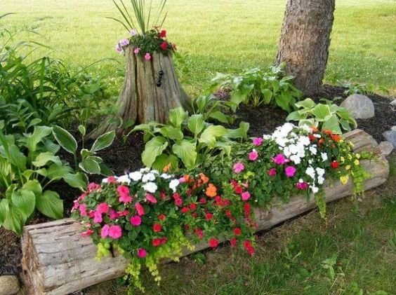 Rustic Front Yard Landscaping Ideas 