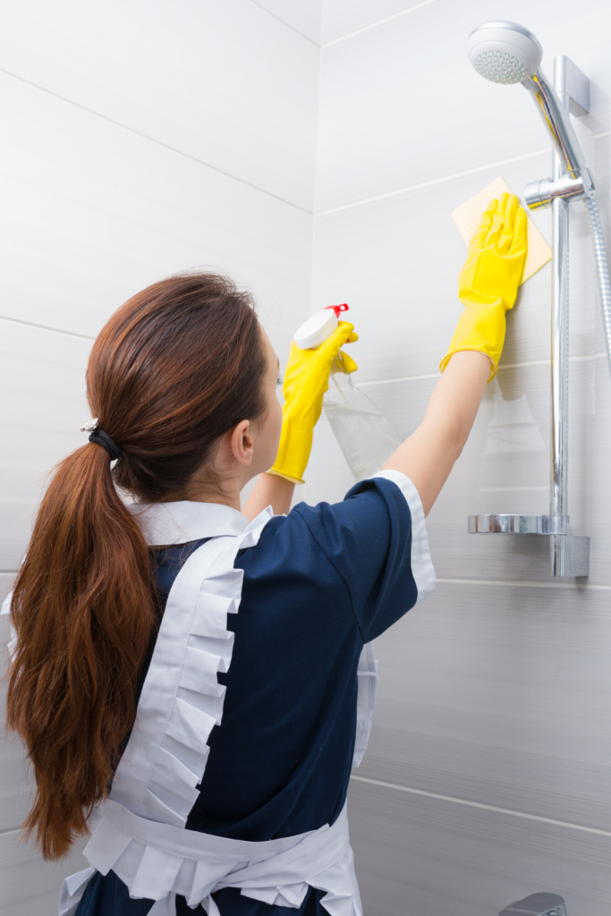 how to clean ceramic tile shower, 