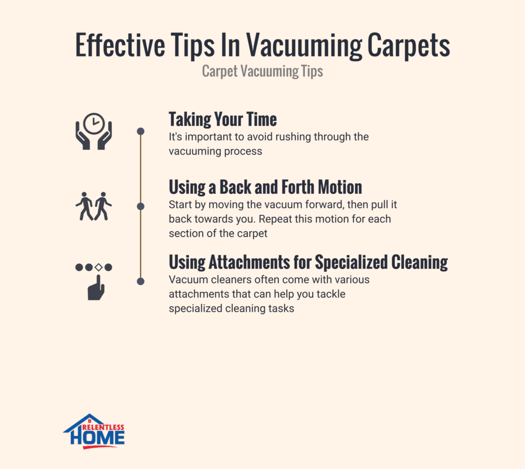 carpet vacuuming tips